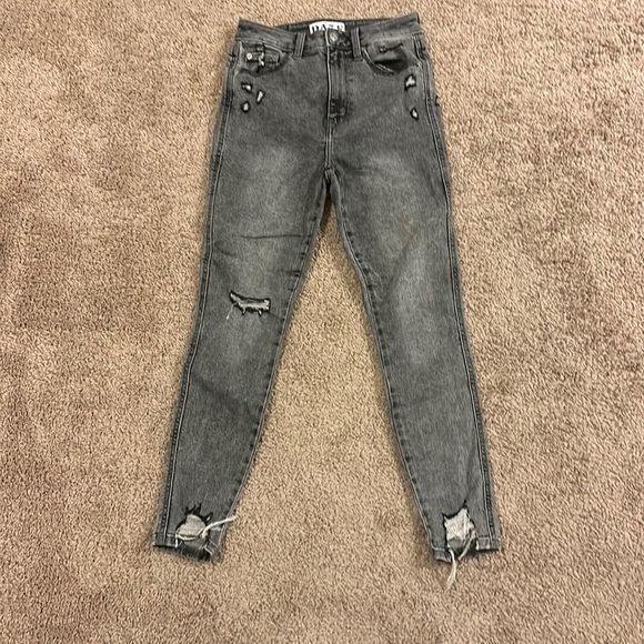 Daze size 27 skinny acid wash gray jeans 👖 - Picture 1 of 4
